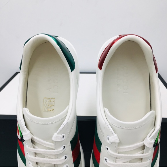 Gucci Ace GG Apple 611376 DOPEO 9064 Sneakers Size G UK 7.5 US 8 regular - Picture 9 of 16